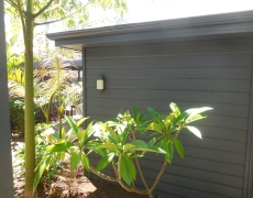 Timber cladding to enclose a carport, Leederville, Perth