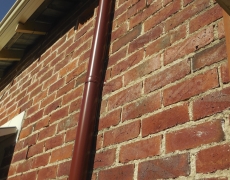 Gutters to match the house, South Perth