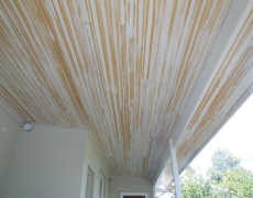 Gloss wood lining in Distressed White, Mount Hawthorn