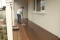 Oiling a hardwood deck