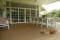 White Patio Area With Natural Timber Decking - Perth